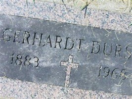 Gerhardt "Jerry" Durst Gerhardt "Jerry" Durst