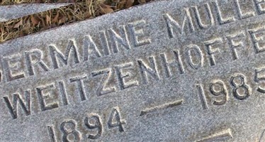 Germaine Muller Weitzenhoffer Germaine Muller Weitzenhoffer