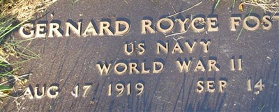 Gernard Royce Foster Gernard Royce Foster