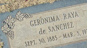 Geronima Raya Sanchez