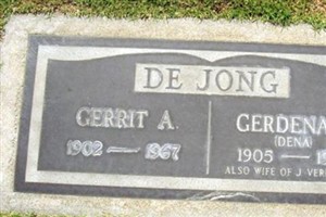 Gerrit A De Jong