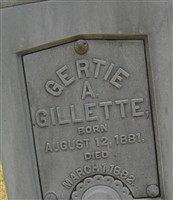 Gertie A. Gillette Gertie A. Gillette