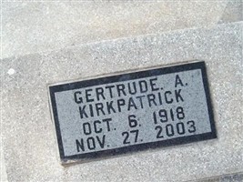 Gertrude A. Kirkpatrick