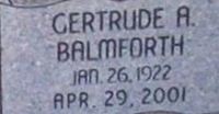 Gertrude Alene Balmforth Collard Gertrude Alene Balmforth Collard