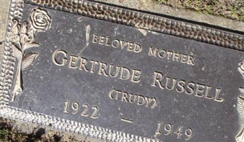 Gertrude Amanda Faye "Trudy" Harrison Russell