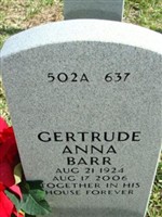 Gertrude Anna Barr