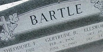 Gertrude B Bartle Gertrude B Bartle