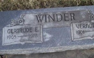 Gertrude E Anderson Winder