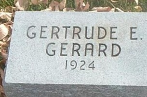 Gertrude E Gerard Gertrude E Gerard