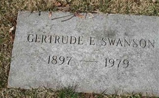 Gertrude E Swanson