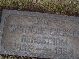 Gertrude Eleanor Fresvold Bergstrom Gertrude Eleanor Fresvold Bergstrom