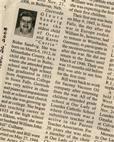 Gertrude Gleora Sandvig Culhane Gertrude Gleora Sandvig Culhane