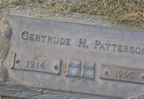 Gertrude H Patterson