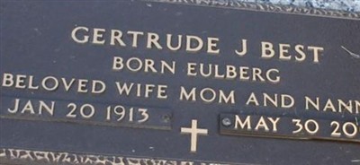 Gertrude J. Eulberg Best