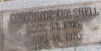 Gertrude Lee Shell Gertrude Lee Shell