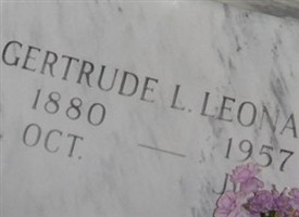 Gertrude Lulu Preston Leonard Gertrude Lulu Preston Leonard
