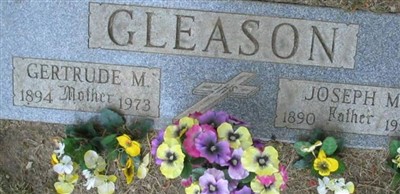 Gertrude M. McFadden Gleason Gertrude M. McFadden Gleason