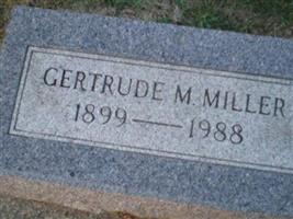 Gertrude M Miller