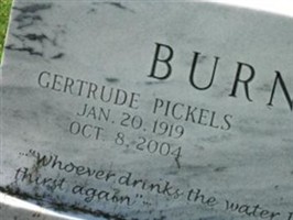Gertrude Pickels Burnett Gertrude Pickels Burnett