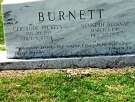 Gertrude Pickels Burnett Gertrude Pickels Burnett