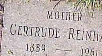 Gertrude Reinhart Gertrude Reinhart
