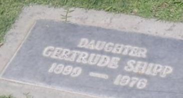 Gertrude Shipp Gertrude Shipp