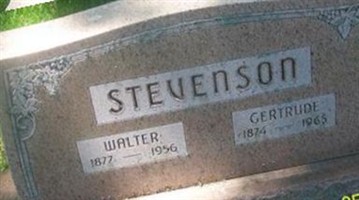 Gertrude Stevenson Gertrude Stevenson
