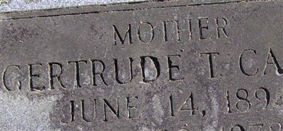 Gertrude T. Capps Gertrude T. Capps