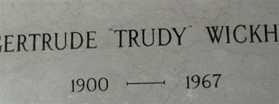Gertrude "Trudy" Wickham
