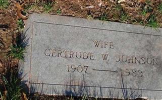 Gertrude W Johnson