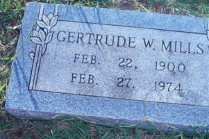 Gertrude W Mills