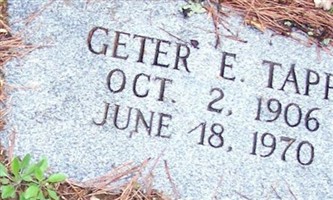 Geter E. Tapp Geter E. Tapp