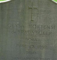 Geysa Hortense Adye De Braunecker Geysa Hortense Adye De Braunecker