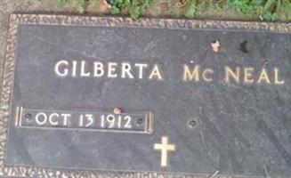 Gilberta York McNeal