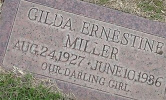 Gilda Ernestine Miller Gilda Ernestine Miller
