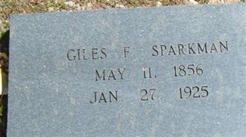 Giles F. Sparkman Giles F. Sparkman