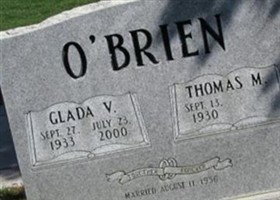 Glada V. O'Brien Glada V. O'Brien