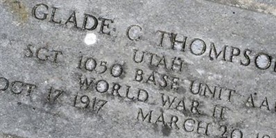 Glade C. Thompson Glade C. Thompson