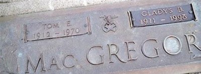 Gladys B MacGregor Gladys B MacGregor