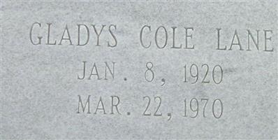 Gladys Cole Lane