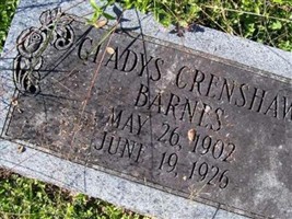 Gladys Crenshaw Barnes Gladys Crenshaw Barnes