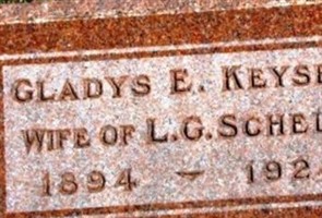 Gladys E Keyser Schell Gladys E Keyser Schell