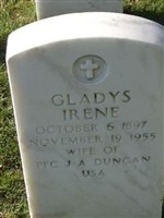 Gladys Irene Duncan Gladys Irene Duncan