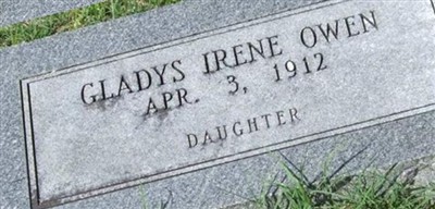 Gladys Irene Owen Gladys Irene Owen