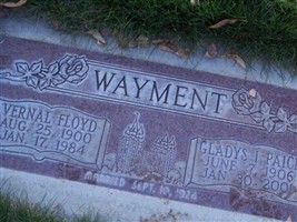 Gladys Irene Paice Wayment