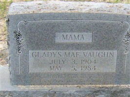 Gladys Mae Black Vaughn Gladys Mae Black Vaughn