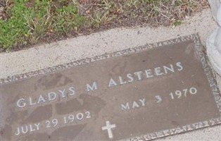 Gladys Martha Moore Alsteen Gladys Martha Moore Alsteen