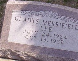 Gladys Merrifield Lee Gladys Merrifield Lee