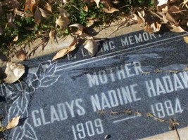Gladys Nadine Riffe Hadaway