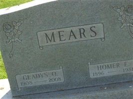 Gladys O Mears